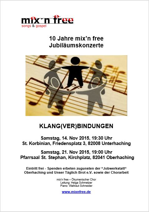 der Chor MIX'N FREE